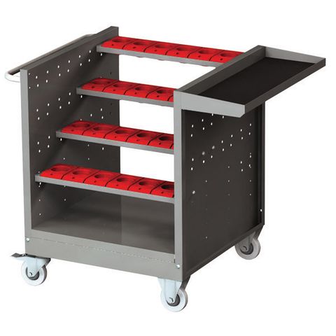 ITM CNC TOOL CART, 28 X BT-40 TOOL HOLDERS