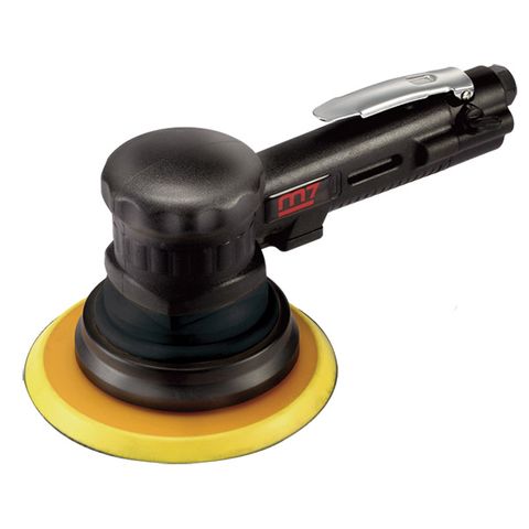 M7 RANDOM ORBITAL TWO HAND, GEAR DRIVEN SANDER, HD, SELF VACUUM, 150MM  VELCRO PAD WITH 6 HOLES