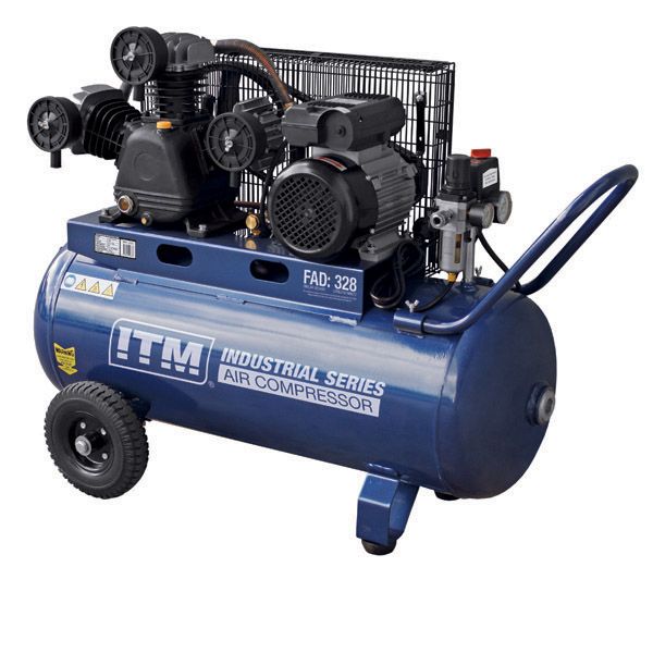 ITM AIR COMPRESSOR, BELT DRIVE, 3.0HP 90LTR FAD 328L/MIN - TM351-30090 ...