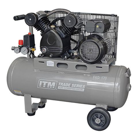 ITM TRADE SERIES AIR COMPRESSOR, BELT DRIVE, 2.2HP 50LTR FAD 170L/MIN