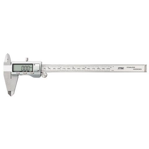 ITM DIGITAL VERNIER CALIPER, STAINLESS STEEL, 0-200MM