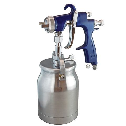 ITM AIR SPRAY GUN SUCTION FEED GENERAL PURPOSE 2.0MM NOZZLE 1000ML ALUMINIUM POT TM340 901 ITM Industrial Products