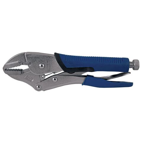 ITM LOCKING PLIER, STRAIGHT JAW WITH TPR RUBBER GRIP, 250MM
