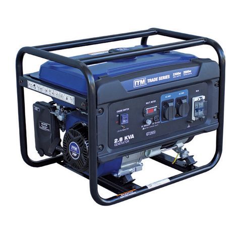 ITM 2.8KVA GENERATOR PETROL, 2300 WATT PEAK RECOIL START