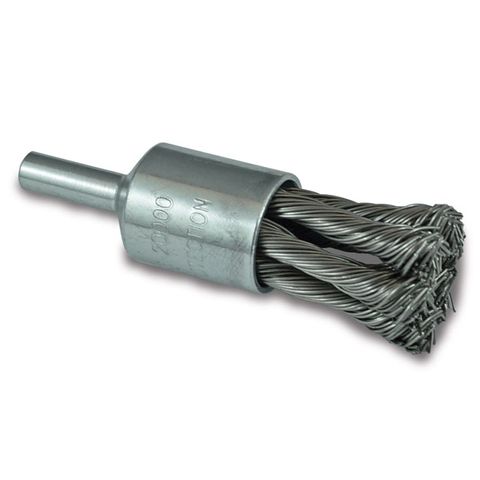 STEEL TWIST KNOT WIRE END BRUSH