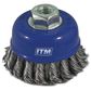 STEEL TWIST KNOT CUP WIRE BRUSH