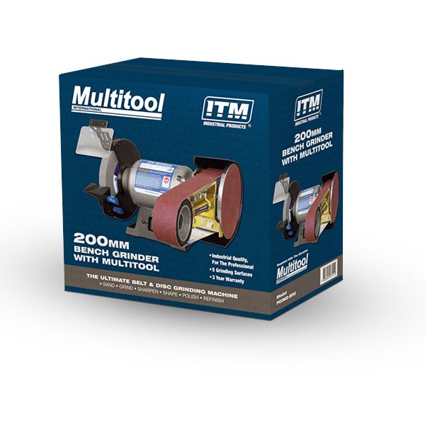 Multitool Grinders - 2 X 36 Belt & Disc Grinding Attachment Multitool