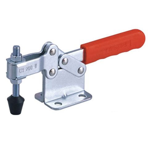 TOGGLE CLAMP, HORIZONTAL, FLANGED BASE, STRAIGHT HANDLE, 400KG CAP, 60MM REACH