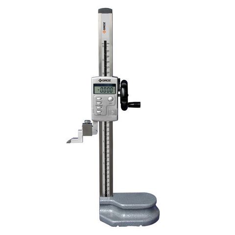 DHG/18 GROZ DIGITAL HEIGHT GAUGE SINGLE BEAM, 0-18/0-450MM X0.0005/0.01MM, FIVE-BUTTON WITH DATA OUTPUT