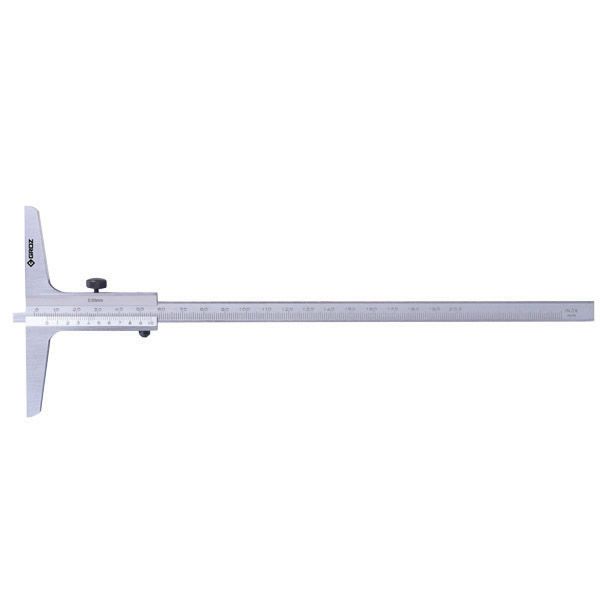 VDG/8 GROZ VERNIER DEPTH GAUGES W/O HOOK RANGE 0200MM/0.05MM, LENGTH OF BASE 100MM GZ16081
