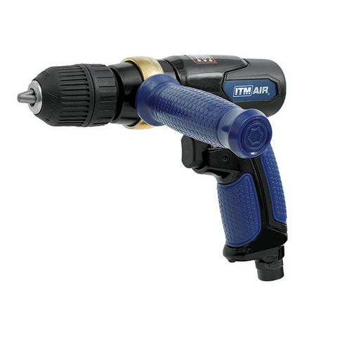 ITM AIR DRILL, 3/8" KEYLESS CHUCK, 2200 RPM