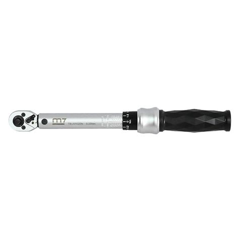 M7 1/4" PROFESSIONAL TORQUE WRENCH, 2 WAY TYPE, 5-25NM /3.69-18.4FT - LB