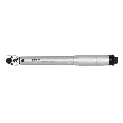 M7 1/4" TORQUE WRENCH, MICROMETER TYPE,  5-25NM / 3.69-18.4 FT/LB