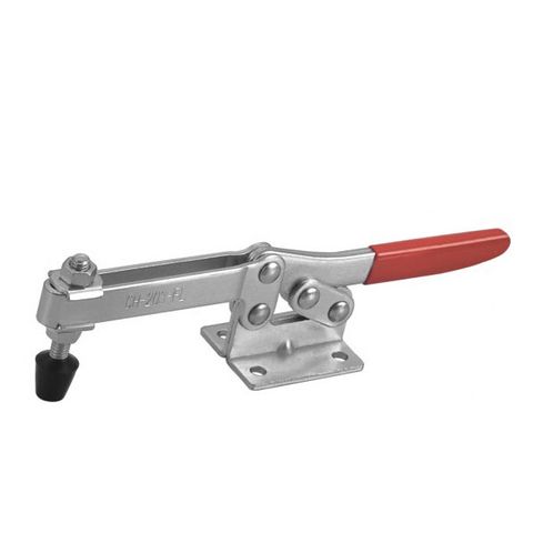 TOGGLE CLAMP, HORIZONTAL, FLANGED BASE, STRAIGHT HANDLE, 2270KG CAP, 57MM REACH