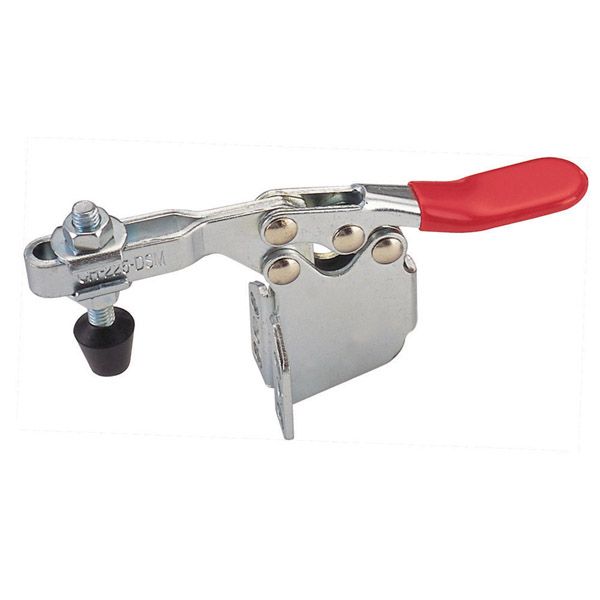 TOGGLE CLAMP, HORIZONTAL, SIDE MOUNT, FLAT HANDLE, 227KG CAP, 67MM