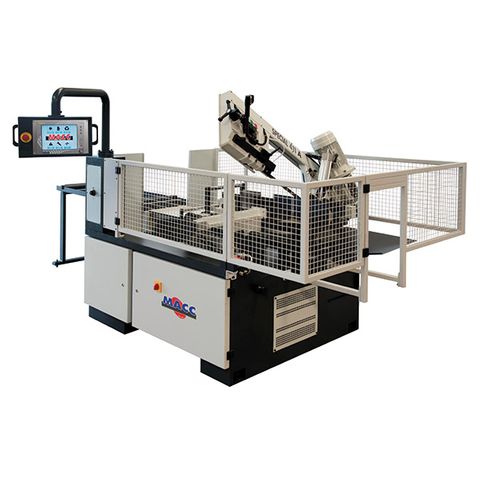 MACC BANDSAW, WITH TOUCH SCREEN CONTROL PANEL, AUTO & MANUAL, 300MM CAP, FULLY GUARDED, SWIVEL HEAD, 415V 3PH