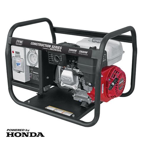 ITM 3.75KVA GENERATOR PETROL 3000 WATT PEAK WITH HONDA GX200 ENGINE