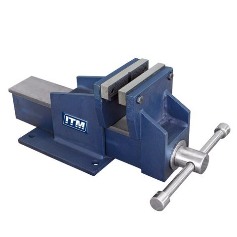 Offset bench outlet vise