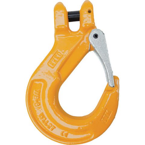 ITM G80 COMPONENTS, CLEVIS SLING HOOK WITH SAFETY LATCH, 13MM CHAIN SIZE