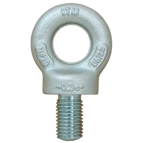 ITM LIFTING COLLARED EYEBOLT, M10 THREAD, 0.25T