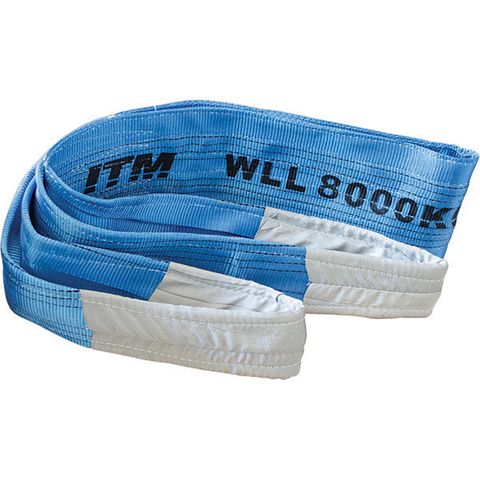 ITM FLAT WEB LIFTING SLING, 8 TONNE, 8M LENGTH