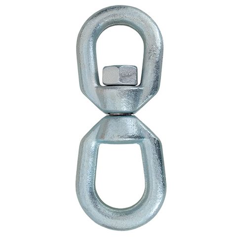 ITM COMMERCIAL CHAIN SWIVEL,  ELECTRIC GALVANISED, 6MM