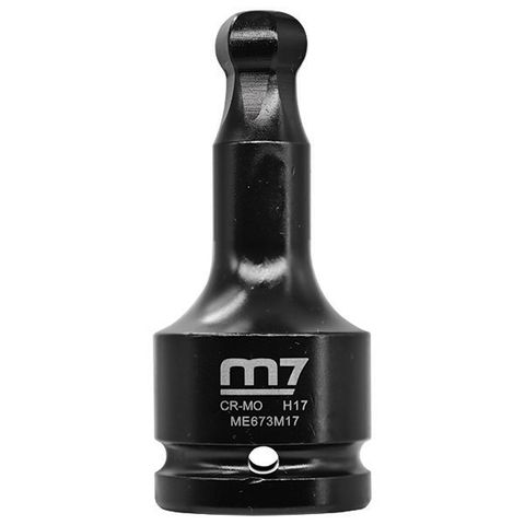 M7 HEX BALL END IN HEX IMPACT SOCKET, 3/4" DR, 17MM