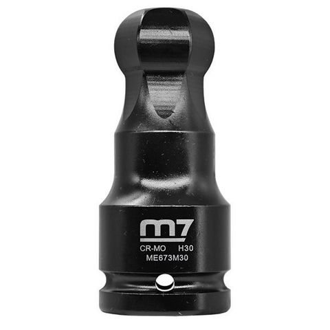 M7 HEX BALL END IN HEX IMPACT SOCKET, 3/4" DR, 30MM