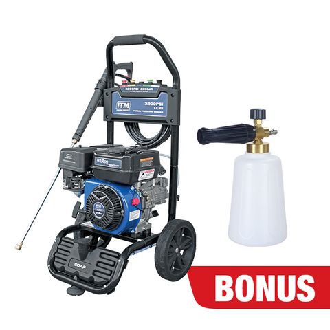 ITM PETROL PRESSURE WASHER 3200PSI 9.5L/MIN