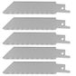 M7 SAW BLADE, 4" LONG X 14TPI, TO SUIT QD-501 (PACK OF 5)