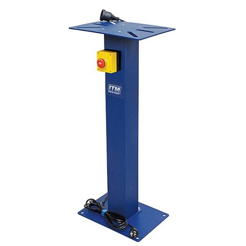 ITM HEAVY DUTY BENCH GRINDER STAND, WITH EMERGENCY STOP SWITCH, SUITS 200MM & 250MM GRINDERS