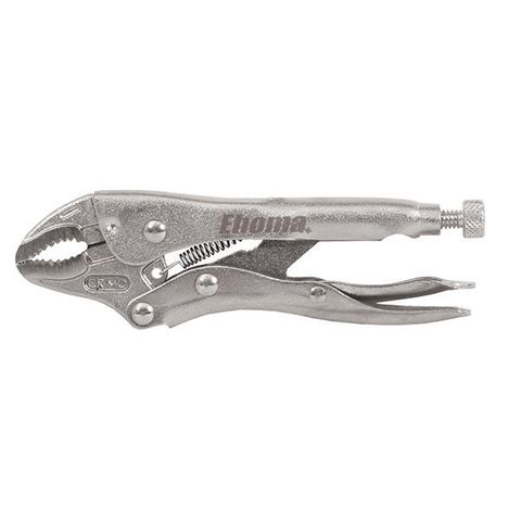 EHOMA LOCKING PLIER, CURVED JAW WITH WIRE CUTTER 150MM