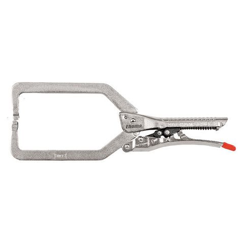 EHOMA AUTOMATIC LOCKING PLIER, C CLAMP REGULAR TIP 225MM