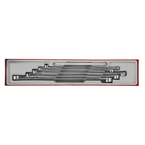 TENG 6PCE EXTRA LONG RING SPANNER SET 8-24MM - TTX-TRAY