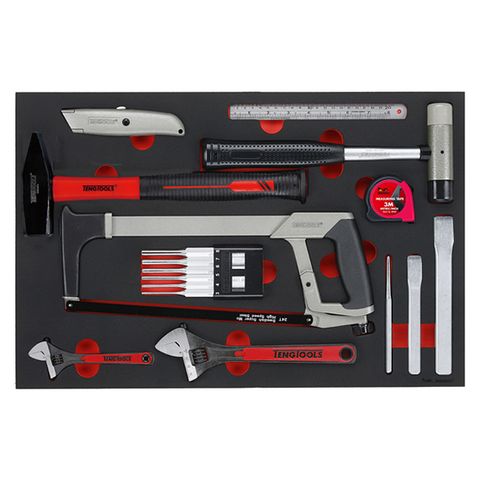 TENG 12PCE GENERAL TOOL SET (EVA)