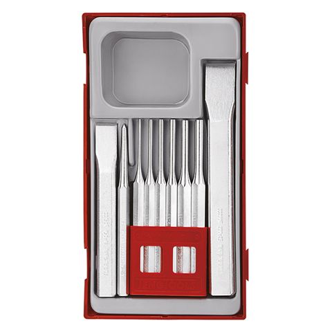 TENG 9PCE P PUNCH & CHISEL SET - TC-TRAY