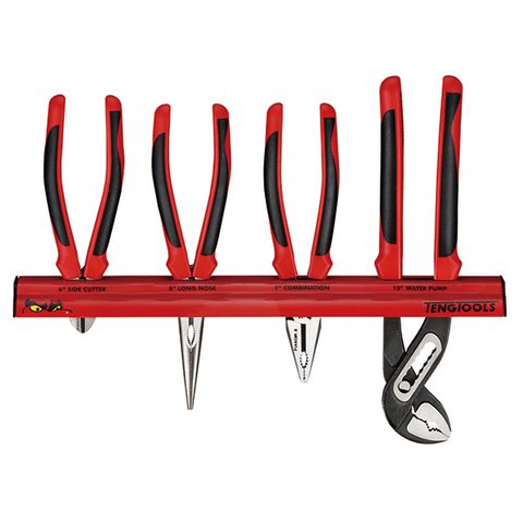 TENG PLIER SET 4PCE WALL RACK