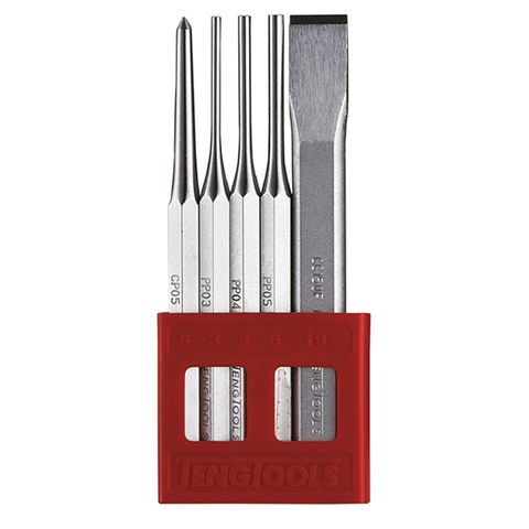 TENG 5PCE PUNCH & CHISEL SET