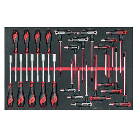 TENG 23PCE NUT & T-HANDLE DRIVER SET (EVA)