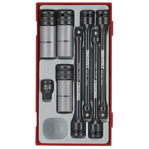 TENG 8PCE 1/2" DR. IMP TORSION BAR SET - TC-TRAY