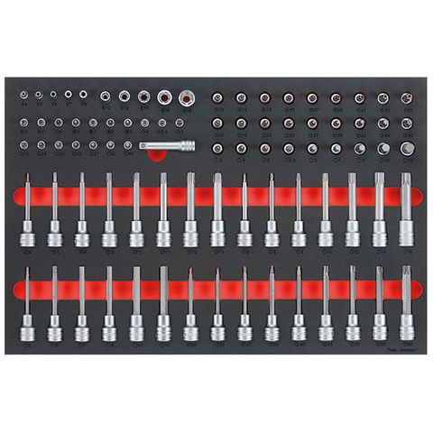 TENG 85PCE 1/4, 3/8" & 1/2" DR. SPECIALITY SOCKET SET (EVA)