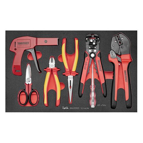 TENG 7PCE ELECTRICIAN TOOL SET