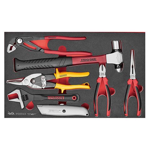 TENG 7PCE PLIER AND HAMMER SET (EVA)