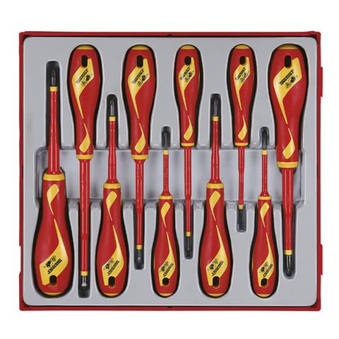 TENG 10PCE MD 1000V VDE SCREWDRIVER SET - TTD-TRAY