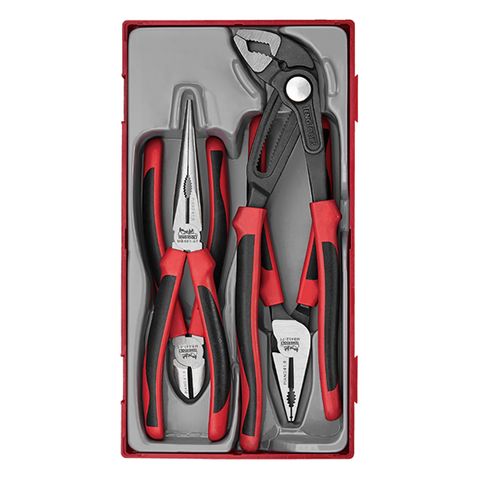 TENG 4PCE PLIER SET TPR GRIP Q TT1