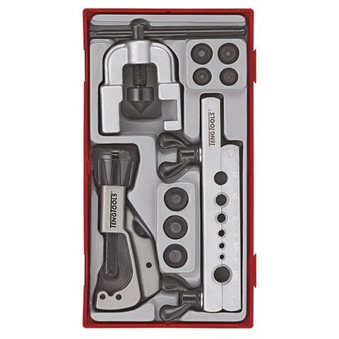 TENG 10PCE DOUBLE FLARING TOOL SET - TC-TRAY