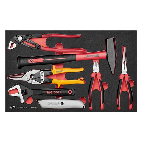 TENG 7PCE PLIER AND ENGINEERS HAMMER SET