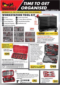 1/2 Hex Bit Socket Set TT1 16 Pieces