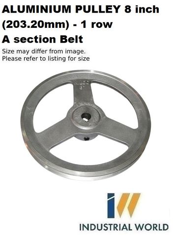 ALUMINIUM PULLEY 8 inch (203.20mm) - 1 row