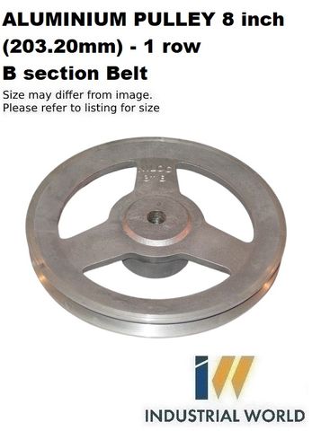 ALUMINIUM PULLEY 8 inch (203.20mm) - 1 row